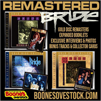 BRIDE Remastered reissues of first 3 albums